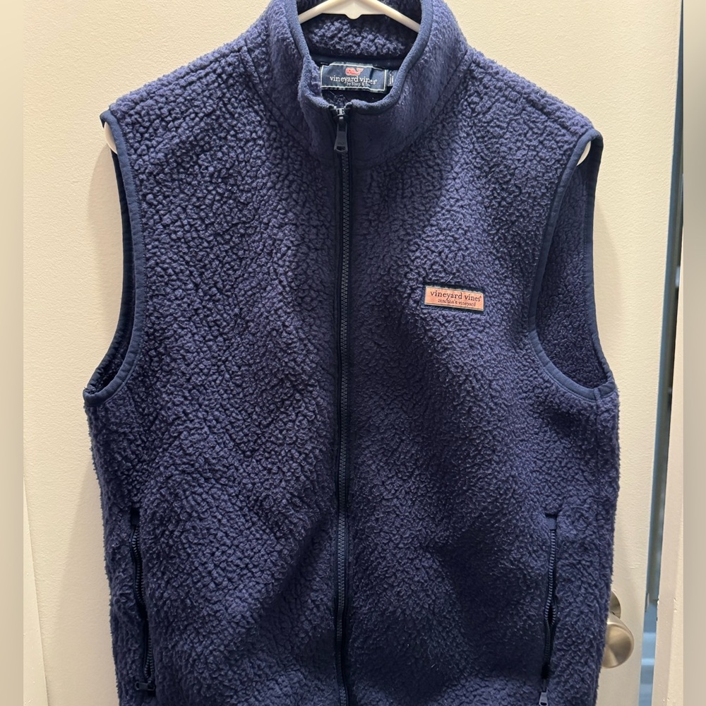 Vineyard Vines Fleece Vest S Gently Used